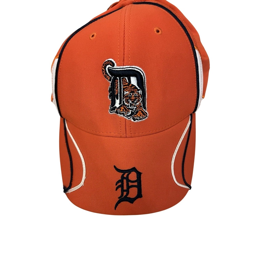 47 Brand Detroit Tigers MLB Baseball Hat Orange Embroidered Adjustable Cap